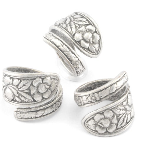 Anello Regolabile In Argento Sterling 925 Ossidato, Regalo Per - Foto 11