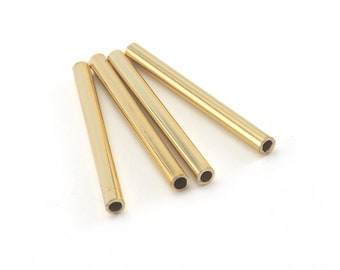 Himmeli Kopparrörspärlor 2,5 x 30 mm Förgyllda Cek001-68