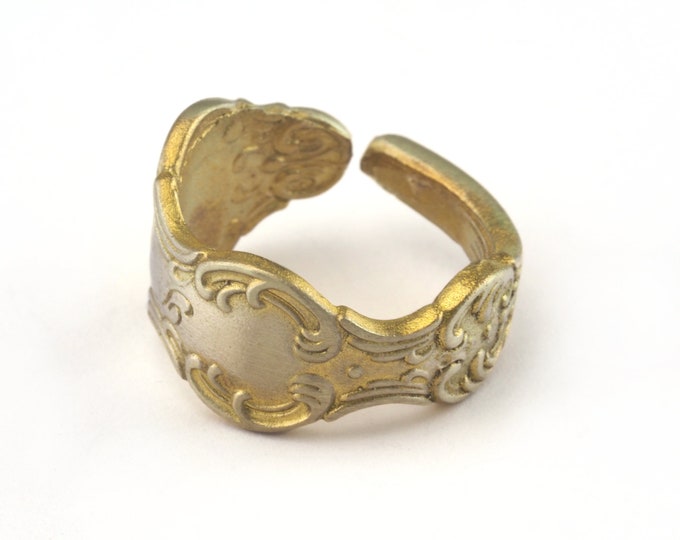 Purely Brass Johari Adjustable Ring - Brass main image 0