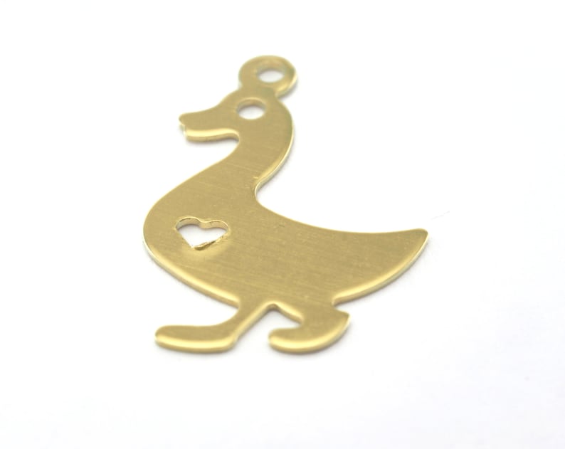 Duck Charms Raw Brass 20x13mm 0.5mm thickness Findings OZ3430-40