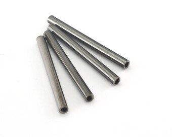 Himmeli Copper Tubes Beads 2.5x30mm GunMetal Cek001-68