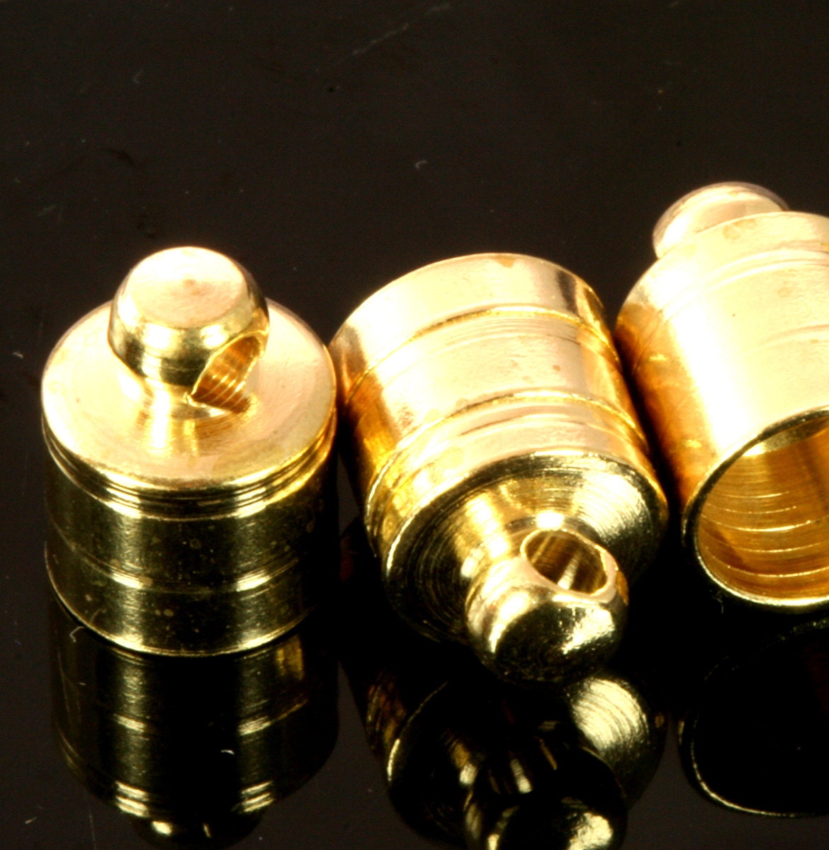 Raw Brass Cord Tip Ends Ribbon End 9x126mm 8mm Inner With Etsy