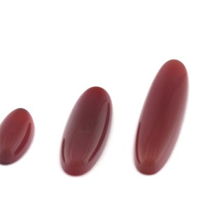 Natuurlijk geverfd Agaat Ovale vorm cabochon 7x14 8x22 8x30mm - geen gat