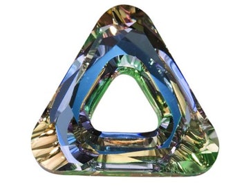 Kamień ozdobny Cosmic Triangle 4737 Swarovski® kryształ bermuda niebieski 13 mm cab100-04