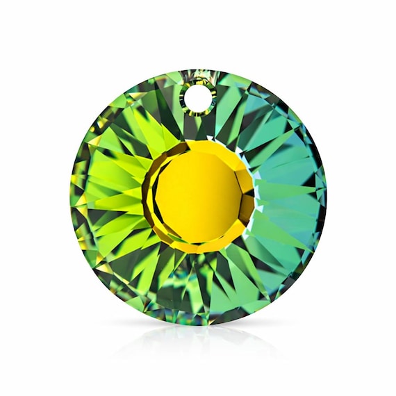 Swarovski 6724 Sun Pendant Sahara 33mm Crystal cab134