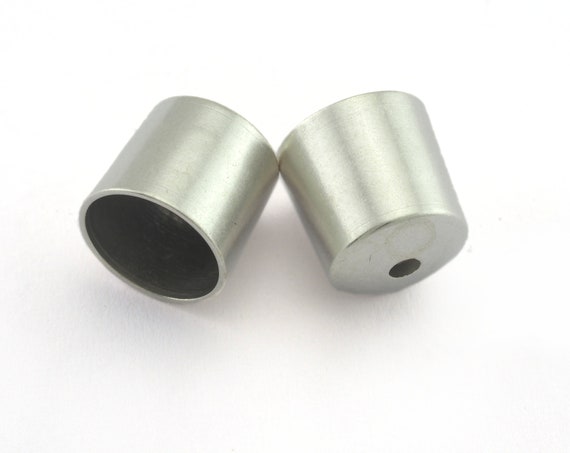 Ribbon End - 8x8mm 10 pc Ribbon End - 8x8mm 10 pc