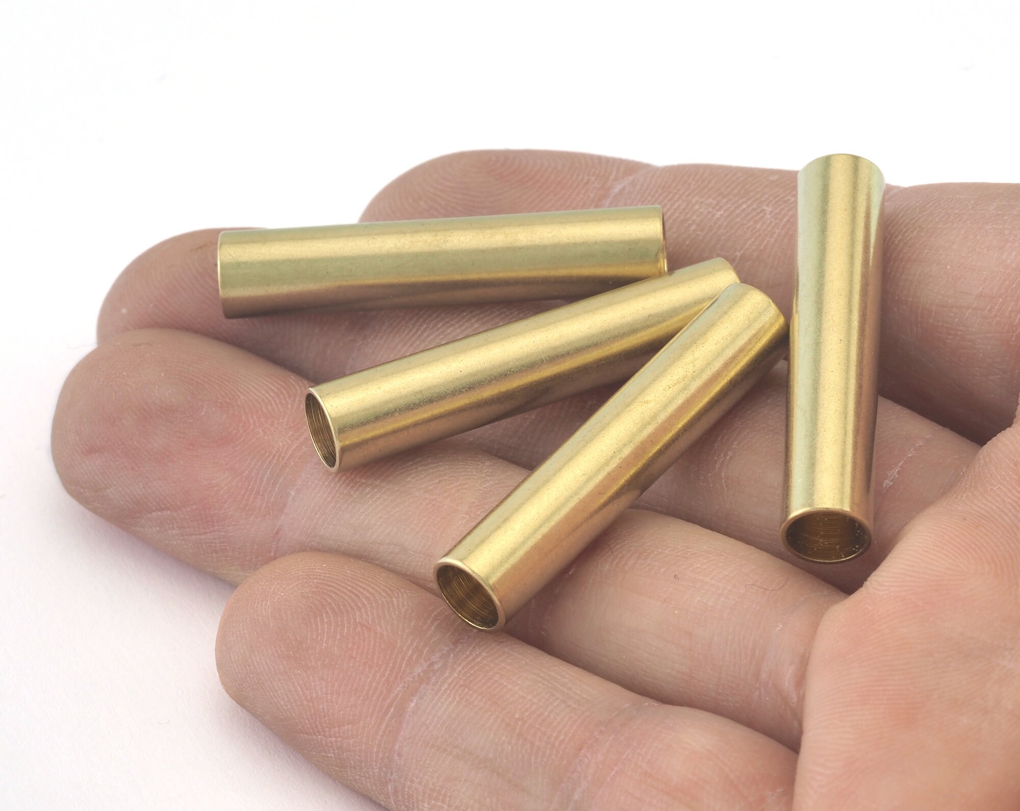 Cylinder Brass Tube Raw Brass 7x35mm hole inside diameter Etsy