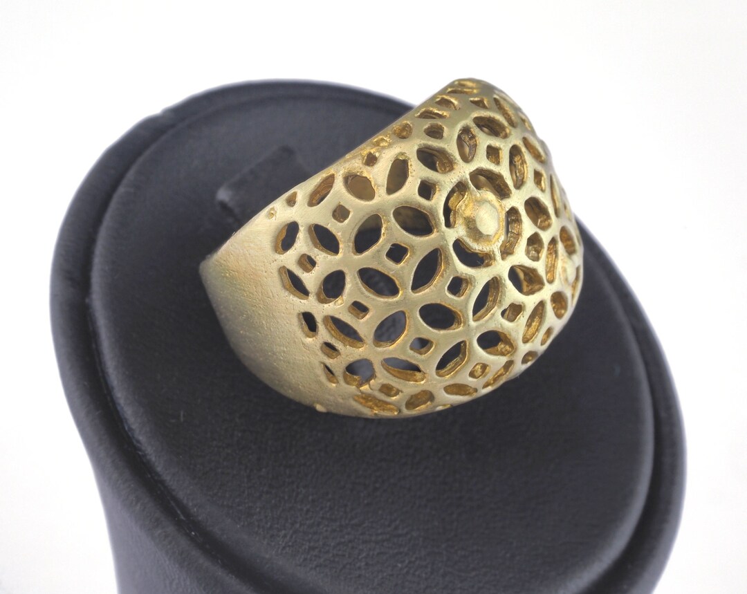 Adjustable Ring Raw Brass (19mm 9US Inner Size) OZ2667 - Etsy