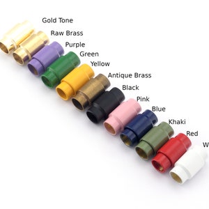 Chiusura magnetica cordino in pelle multicolore 18 x 10 mm 0,75&quot;x1,18&quot; ottone ottone massiccio 6,6 mm 0,26&quot; MCL6 R285
