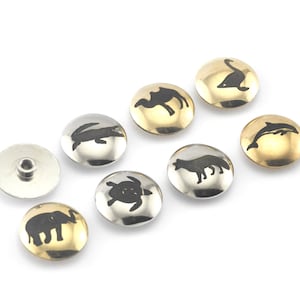 Vite Chicago incisa al laser/vite concho, borchie in ottone grezzo, rivetti a vite, 15x5mm senza vite M3 bullone CSC2 4177