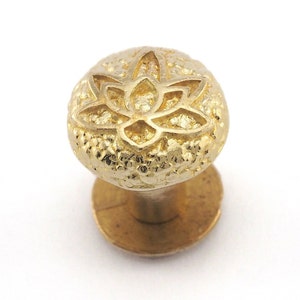 Lotus Flower Rohmessing Chicago Schraubnieten (10 mm Kopf) -CSC8 CSC5 R73