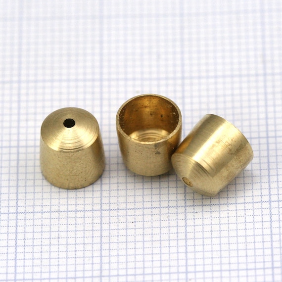Ribbon End - 8x8mm 10 pc Ribbon End - 8x8mm 10 pc
