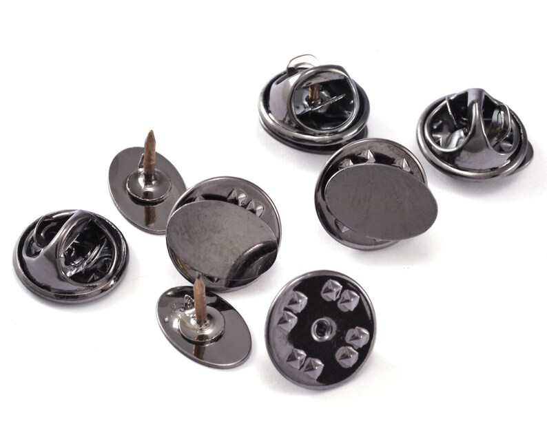 Lapel Pins Tie tack blank pin with clutch back lapel scatter Etsy