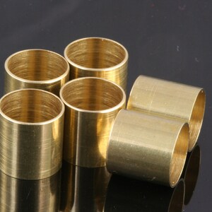 Raw Brass tube 12x12mm (hole 11mm) bab11 1727 image 2