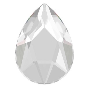 Cristallo a forma di pera con fondo piatto 2303 18 x 13 mm Swarovski®