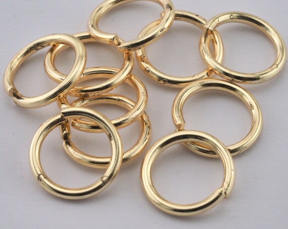 JUMP RING 20mm 12 Gauge Antique Brass Plated