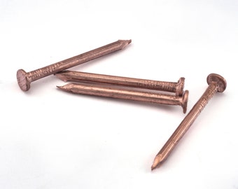 Rosettenstifte 40 mm (3 mm Dicke) Nägel Rohkupfer tacks Brads String Kunst 2536-250