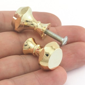 Cabinet  knobs , Dresser Drawer Hardware 18x23mm brass hardware