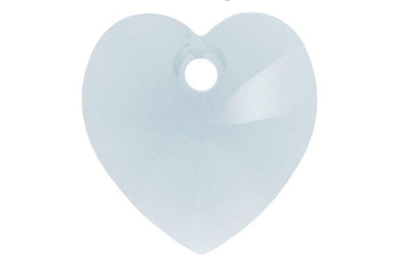 Xilion Heart Pendant 6228 Swarovski® Air Blue Opal 285 - Etsy