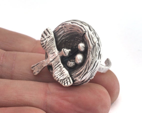 Bird Nest Ring US8 17号