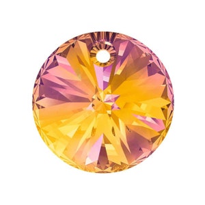 Xilion-hangerschijf 6428 Swarovski®-kristal astraalroze 6 mm cab176