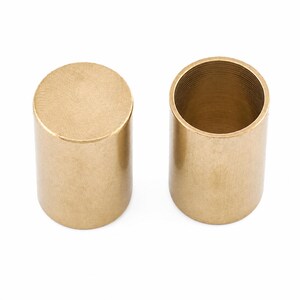 14mm inner diameter brass rope end caps for tassels, leather cords and handmade jewelry