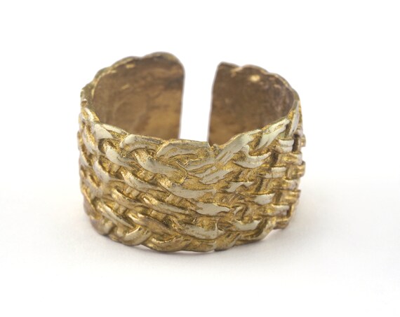 Adjustable Ring Raw Brass (18mm 7.5US Inner Size) OZ2756 - Etsy