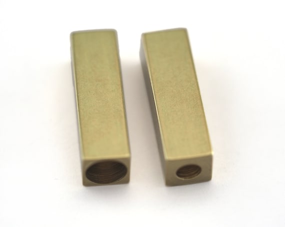 ends cap ribbon end 10x12mm 11mm inner raw brass cord tip ends oz3082 enc11