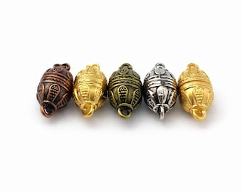 Antique Style Magnetic Clasp for Leather Cord, Multi Finish Jewelry Clasp, Secure Closure Cord End, Bracelet Necklace Connector MCL AB1181