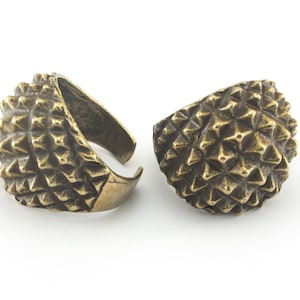 Bague réglable en laiton antique (taille intérieure 18,5 mm 8,5US) OZ2838