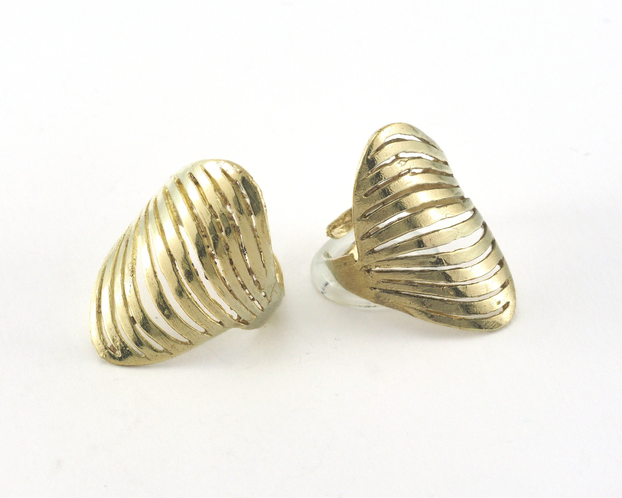 Adjustable Ring Raw Brass 29mm (16.5mm 6US Inner Size