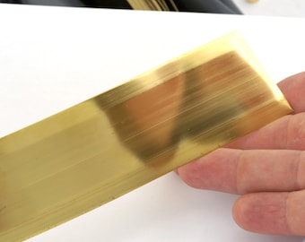 3 Pcs Brass Sheet 6"X 6"X 0.04", 18 Gauge (1Mm