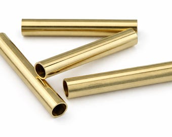 Raw Tube 7.5x50mm – 6.5mm Inner Diameter Hollow Metal Spacer Bar 2417