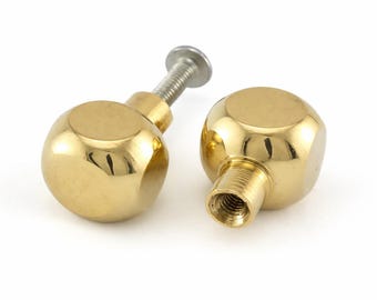 Tiradores para armarios, herrajes para cajones de cómoda, 16 x 23 mm, latón.