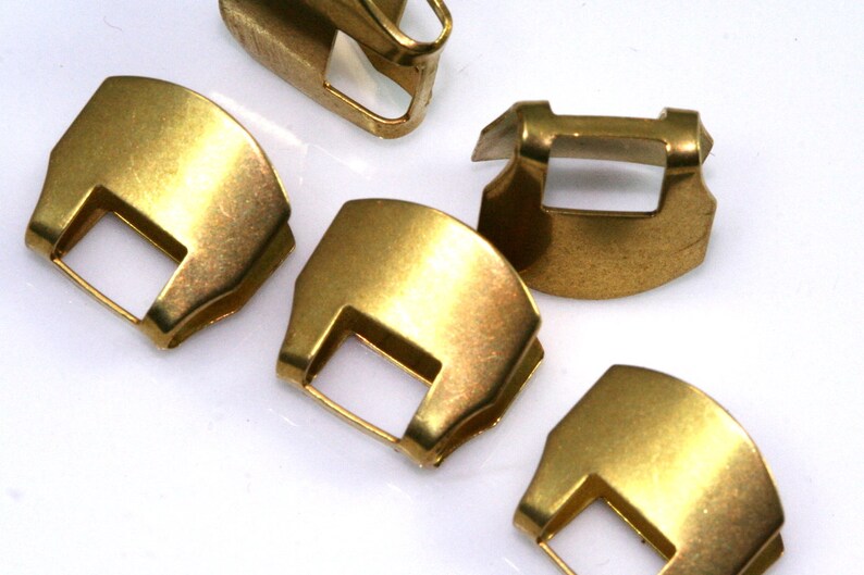 Flat Snake Mesh Chain End Caps 10mm 25 Pcs Raw Brass End Caps Etsy