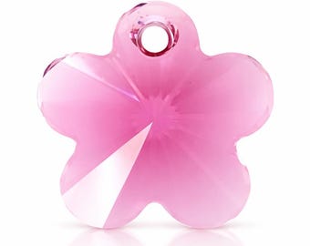 Swarovski 6744 Flower Fuchsia Swarovski Flower Swarovski Crystal