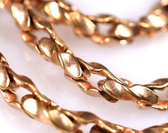 Chaîne spéciale 3,2 mm Laiton brut Z138