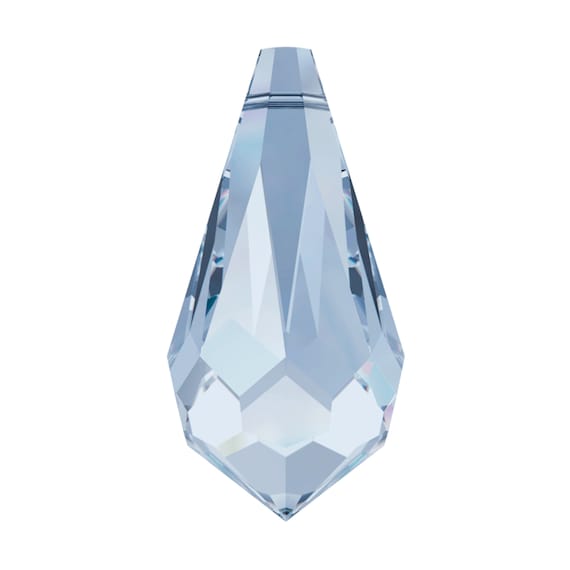 Drop pendant 6000 Swarovski® crystal blue Shade | Etsy