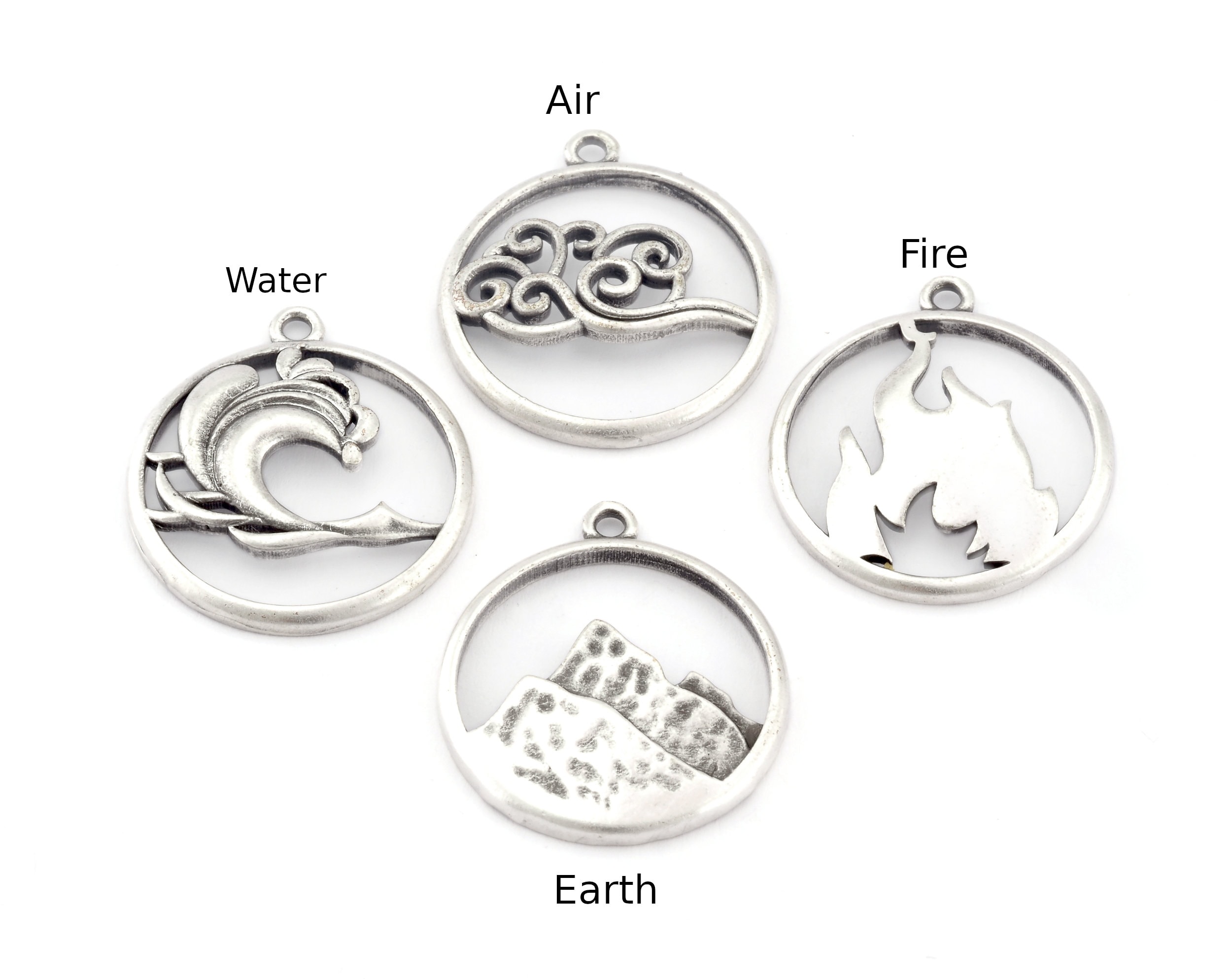 Silver Virgo Necklace Alchemical Necklace Element Symbols Planetary Alchemy  Symbols Transmutation Sign Occult Alchemy Fire Earth Water Air Symbol,  Stainless Steel, Alchemy Earth Necklace, image size:2500x1986