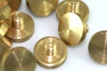 Raw Brass 1/8" thread bolt 9x6mm 1245