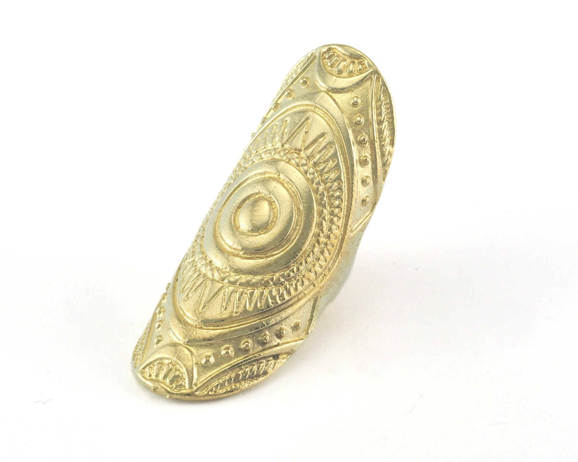 Triple Barrel Ring Satin 22K Gold - AUVERE