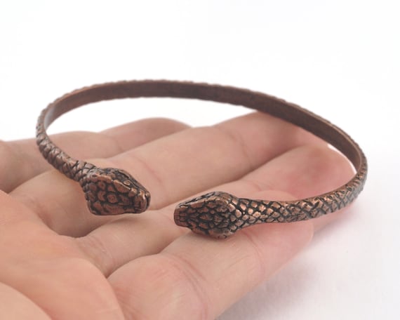 Copper cheap snake bracelet