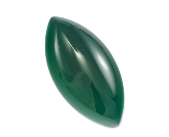 Natural Green agate marquise shape cabochon 8x16mm 108 no hole