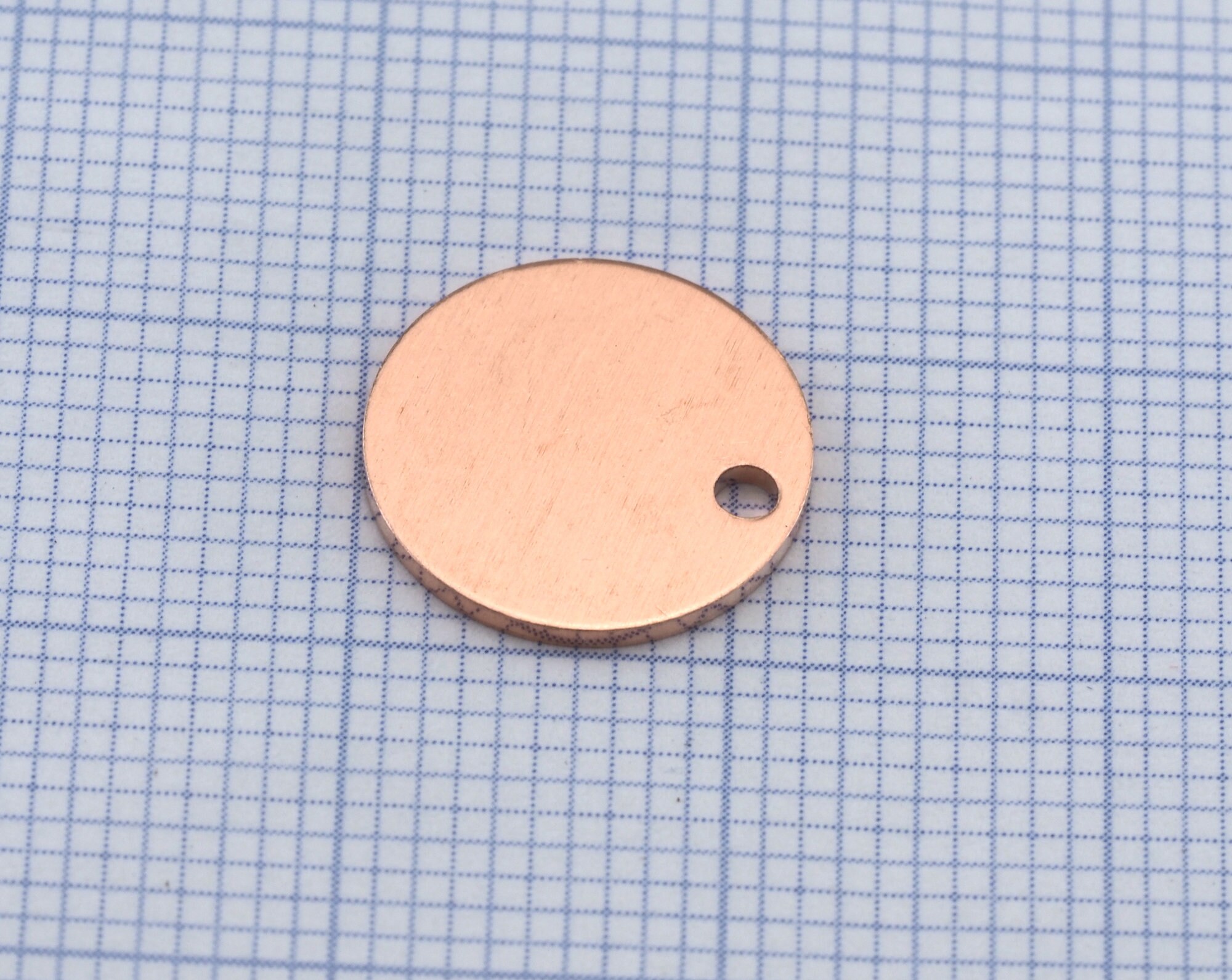 Coin Round Disc 12mm Stamping Blank Tag Shape Raw Copper