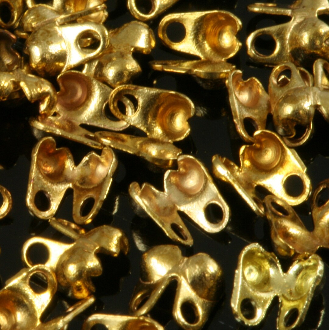 Ball Chain End Caps 144 Pcs Raw Brass End Caps 2,3mm, CS2R 1828 Etsy