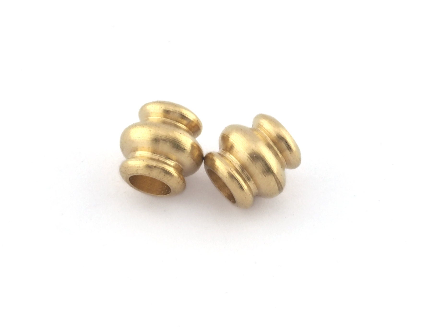 Solid Brass Ball Beads, Brass Ball Spacer Beads, Raw Brass Beads, 6mm Raw  Brass Balls, Brass Findings, Brass Spacers, 25 Pc