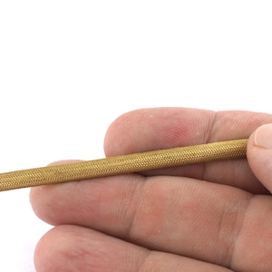 Lamiera di ottone spazzolato convesso semicerchio 5 mm spessore 2 mm ottone grezzo UK3-1