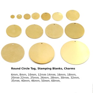 Runda skivstansämnen (tjocklek 0,5 - 1,5 mm) (diameter 22 - 60), 1 hål