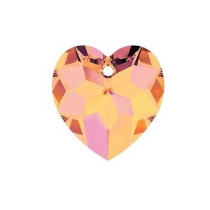Pendentif coeur 6215 Cristal Swarovski® Astral Pink (001)(API) 18 mm Swarovski Elements