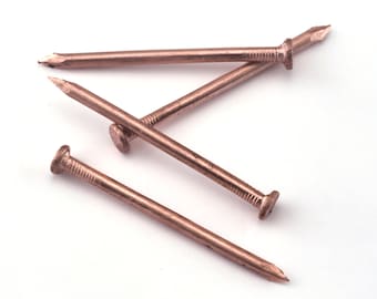 Rosettenstifte 60 mm (3,5 mm Dicke) Nägel Rohkupfer tacks Brads String Kunst OZ2521-500